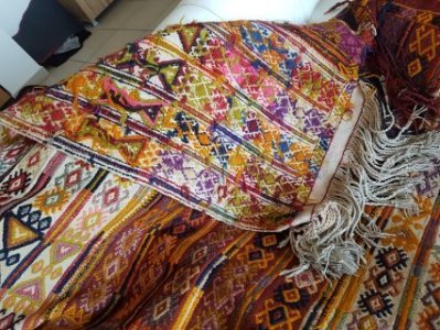 بساط قديم عمره 200 سنة من وسط هضبة الاناضول تركيا 1