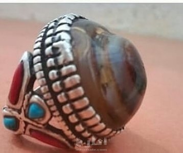 خاتم عقيق قديم مصور