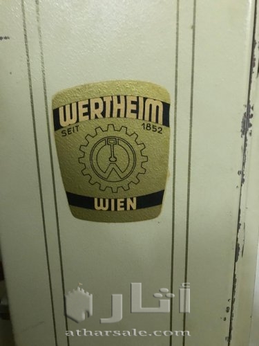 Iron box German safe from the Ottoman era, made in 1852, more than 160 years old