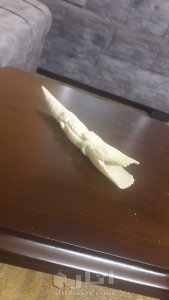 مجموعة تحف قديمة من العاج و النحاس 12