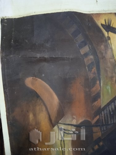 لوحة عثمان حمدي الوالي والنخاس اليهودي