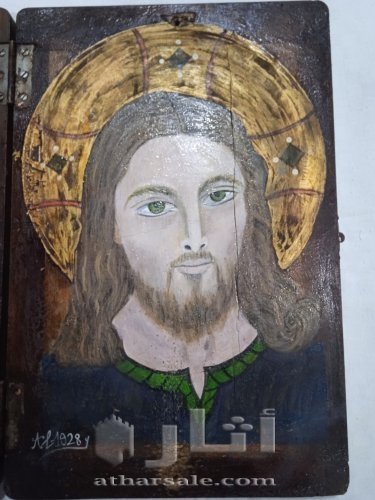 لوحة للسيد المسيح عليه السلام عمرها 93عام