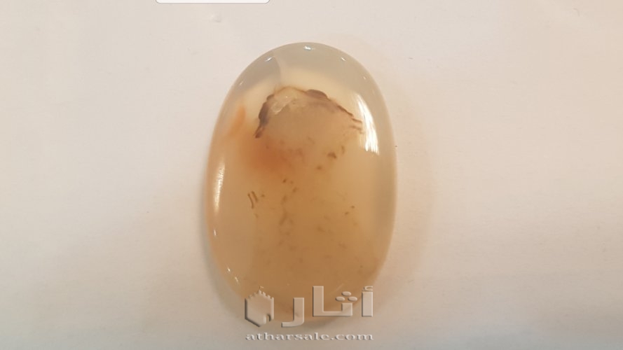 حجر عقيق مصور من النوادر روعة 