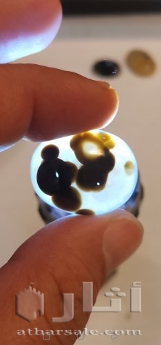 حجر عقيق مصور من النوادر يمني