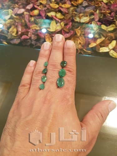 أحجار زمرد افريقي درجة أولى طبيعي