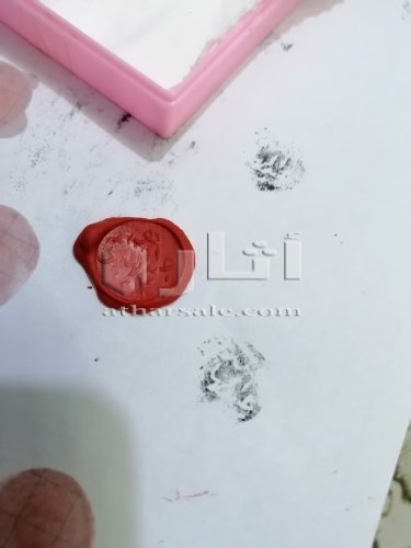 عملة معدنية و ورقية مع ختم تركي قديم