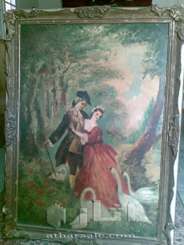 لوحة زيتية من الثلاثينيات