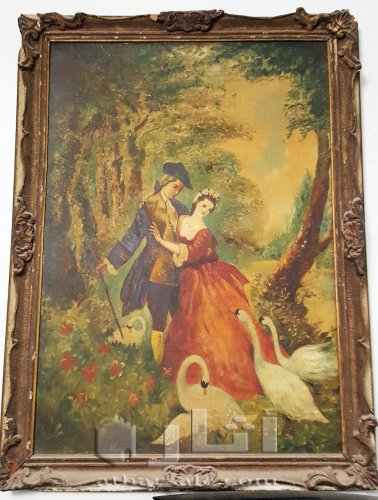 لوحة زيتية من الثلاثينيات