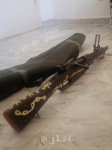 بندقية قديمة ونادرة جداً تعود لسنة 1905 شغالة و قوية مزخرفة يدوياً ومطلوبة لمتاحف عالمية