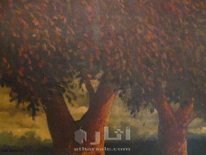 لوحه زيتيه نادره الفريده من نوعها