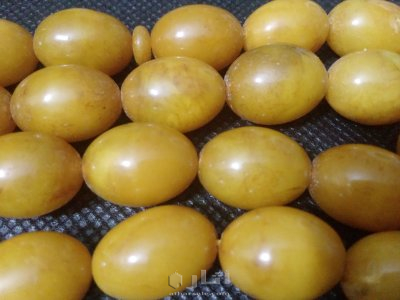 سبحة كهرب بولندي طبيعي قديم انتيك 52.64 غم 8