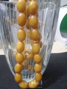 سبحة كهرب بولندي طبيعي قديم انتيك 52.64 غم 4