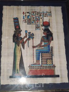 لوحة فنية قديمة و أحجار كريمة 4