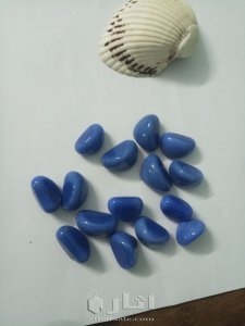 عدد 15 قطعه حجر عقيق اصلي نادر اللون 3