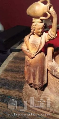 قطعه روماني فخار لسيده قديمه تحفه