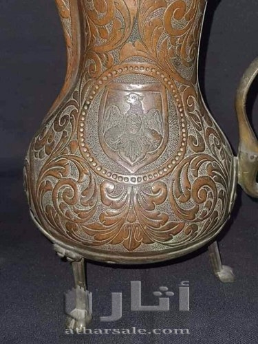 نوادر البرونز الاسلامي قطعه اسلامي اندلسي بشعار الاندلس قطعه متحفيه قديمه عتيقه