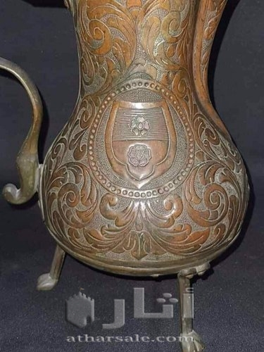 نوادر البرونز الاسلامي قطعه اسلامي اندلسي بشعار الاندلس قطعه متحفيه قديمه عتيقه