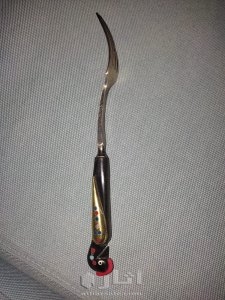 طقم سفرة فضة و عضم عدد 41 قطعة 14