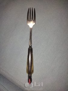 طقم سفرة فضة و عضم عدد 41 قطعة 13