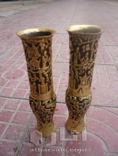 مزهرية نحاسية قديمه