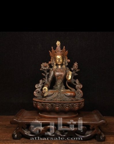 ثمثال مرصع بالذهب الحقيقي و النحاس