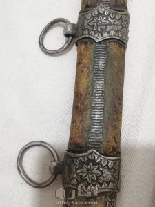 سيف عثماني قديم فضة بالعاج سن فيل طول 95سم 5