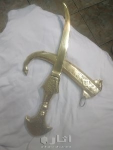 خنجر عثماني قديم نحاس اصفر 4