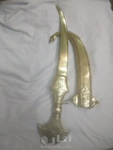 خنجر عثماني قديم نحاس اصفر 3