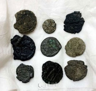 عملات رومانية عمرها اكثر من 1500 سنة
