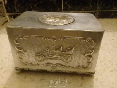 علبة سجائر قديمة طابع العملة اسباني قديم 1802 3