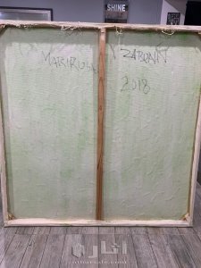 manuel zardain الحياه المستديره واسم اللوحه الفراش ومقاس اللوحه ١٣٠ سم بعرض ١٣٠ 5