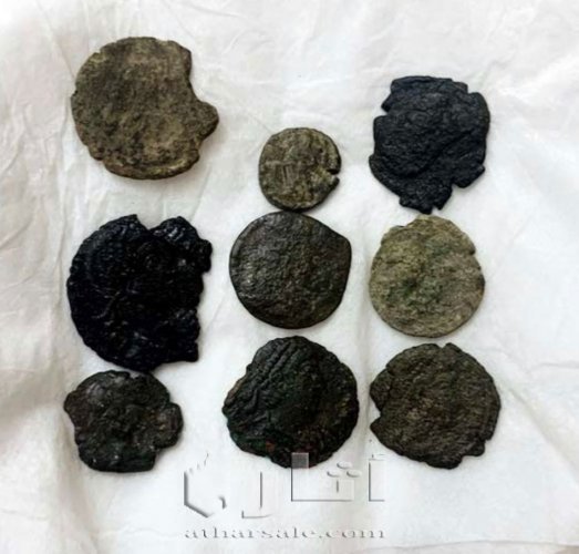 عملات رومانية عمرها اكثر من 1500 سنة