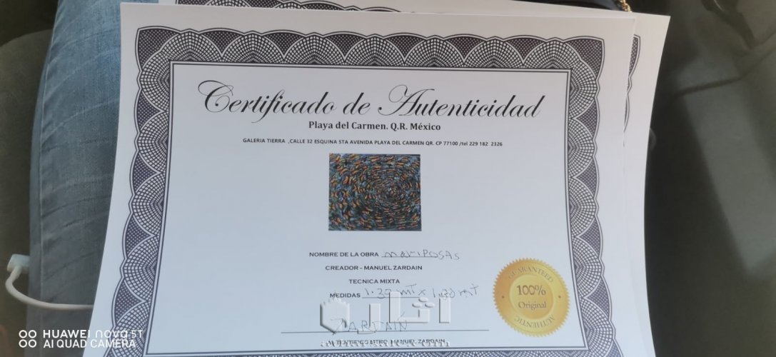 manuel zardain الحياه المستديره واسم اللوحه الفراش ومقاس اللوحه ١٣٠ سم بعرض ١٣٠