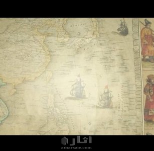 خريطه لقاره اسيا عام ١٨٥٠ 2