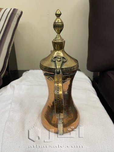 دلة حساوية قرانية نحاس احمر. اصليه النوع العريض