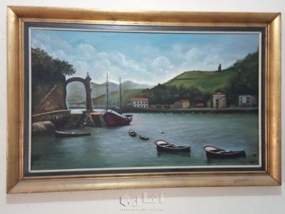 لوحتين عمرها 400 سنة لمدينة سانتاندير عاصمة منطقة كانتابريا الإسبانية