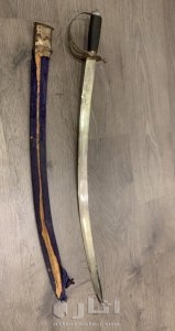 سيف الفرسان انجليزي صناعة هندية من القرن التاسع عشر