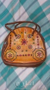 شنطه جلد قديمه 50سنه جديدة كرت 6