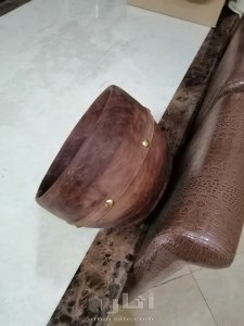 ميقعة قصعة خشبية  صنع يدوي  يشبه القديم 9