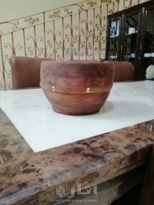 ميقعة قصعة خشبية  صنع يدوي  يشبه القديم 5