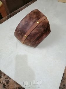 ميقعة قصعة خشبية  صنع يدوي  يشبه القديم 4