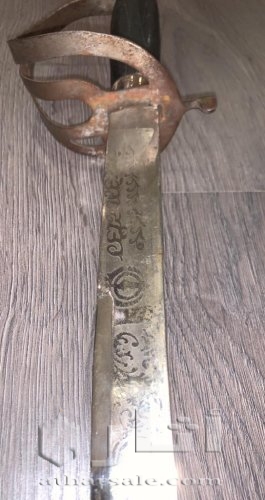 سيف الفرسان انجليزي صناعة هندية من القرن التاسع عشر