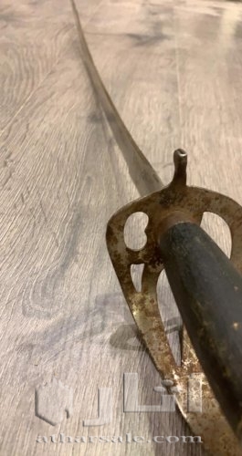سيف الفرسان انجليزي صناعة هندية من القرن التاسع عشر