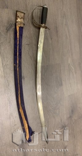 سيف الفرسان انجليزي صناعة هندية من القرن التاسع عشر