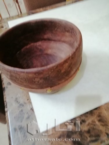 ميقعة قصعة خشبية  صنع يدوي  يشبه القديم