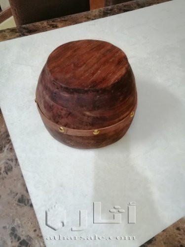 ميقعة قصعة خشبية  صنع يدوي  يشبه القديم