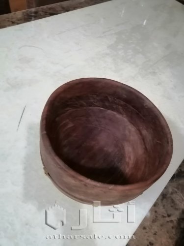 ميقعة قصعة خشبية  صنع يدوي  يشبه القديم