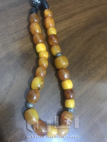 مسبحة كهرمان انتيكة كهرمان الماني اصلي نادر