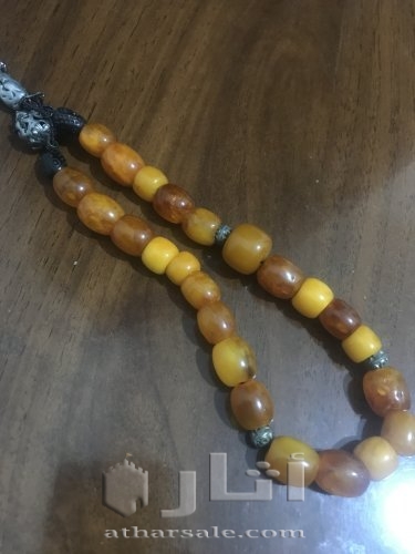 مسبحة كهرمان انتيكة كهرمان الماني اصلي نادر