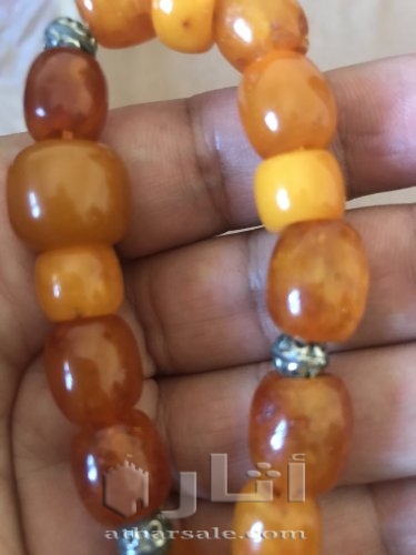 مسبحة كهرمان انتيكة كهرمان الماني اصلي نادر